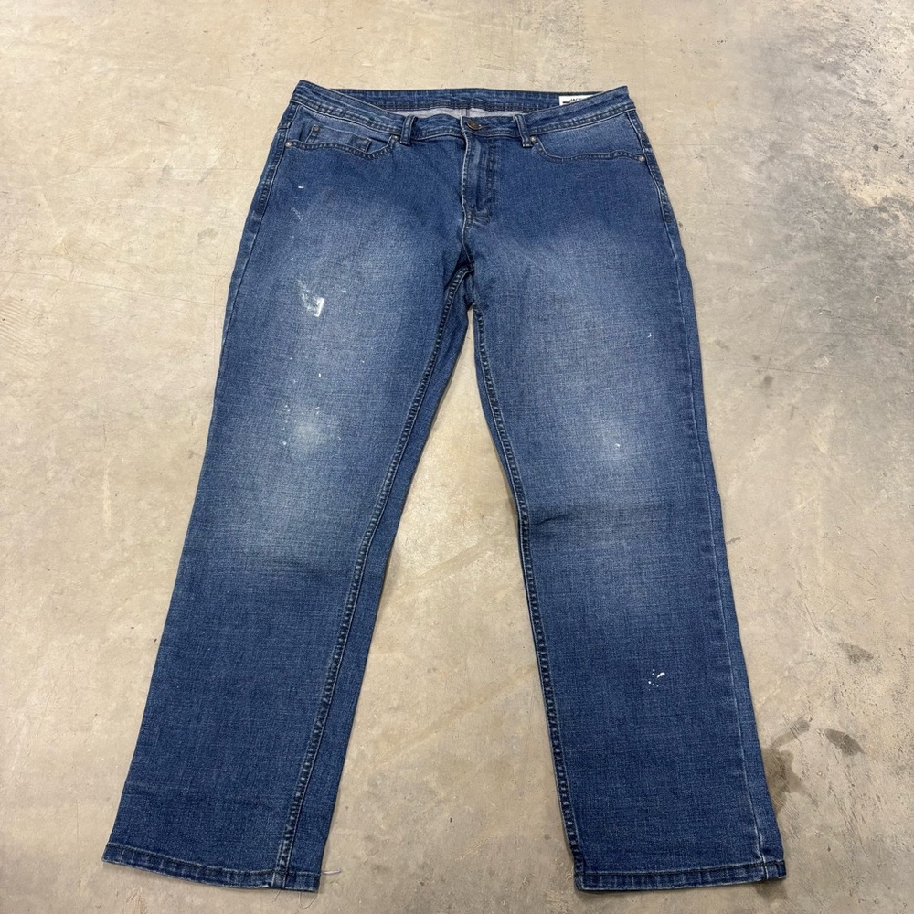 Buffalo Jeans Mens 36x30 Jackson X Straight Leg Stretch Denim Casual Flex Blue